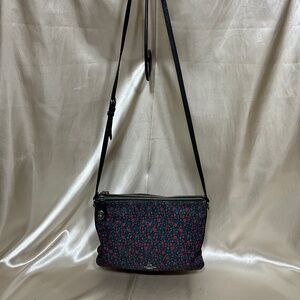 Coach flower crossbody nylon bag.   22-H5Ca